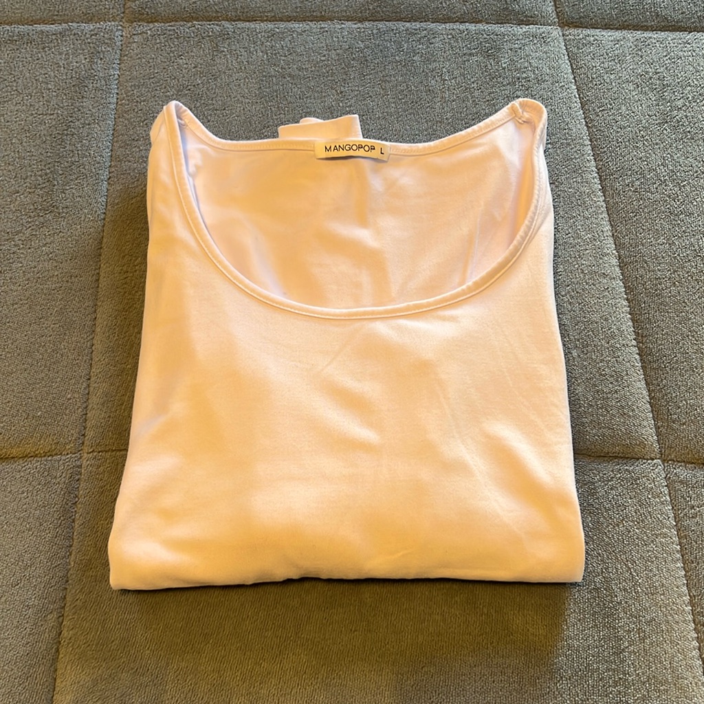 White Basic Long Sleeve